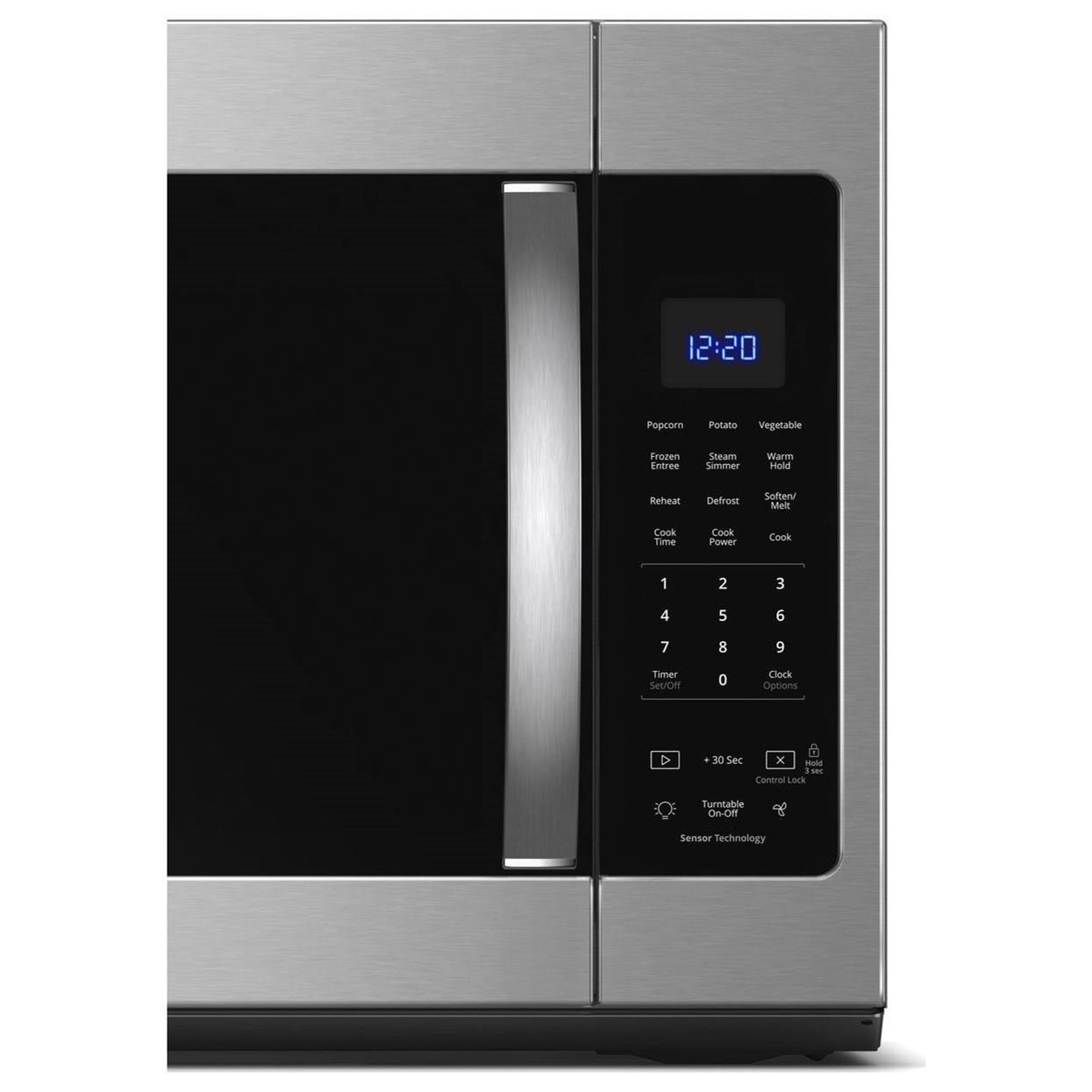 Whirlpool 1.9 cu. ft. Capacity Steam Microwave with Sensor Cooking